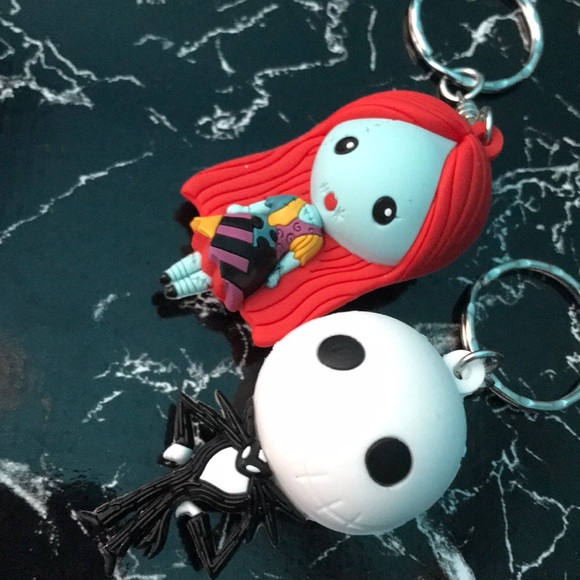 Disney Sally and Jack Keychain Set - Picture 2 of 3